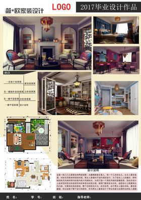 毕业设计展板建筑2020高清分层产品