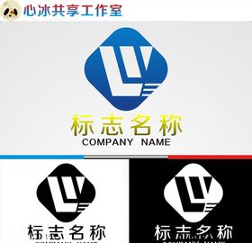 logo设计字母矢量图制作字母