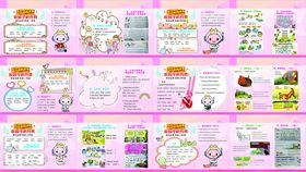 英语卡通知识海报