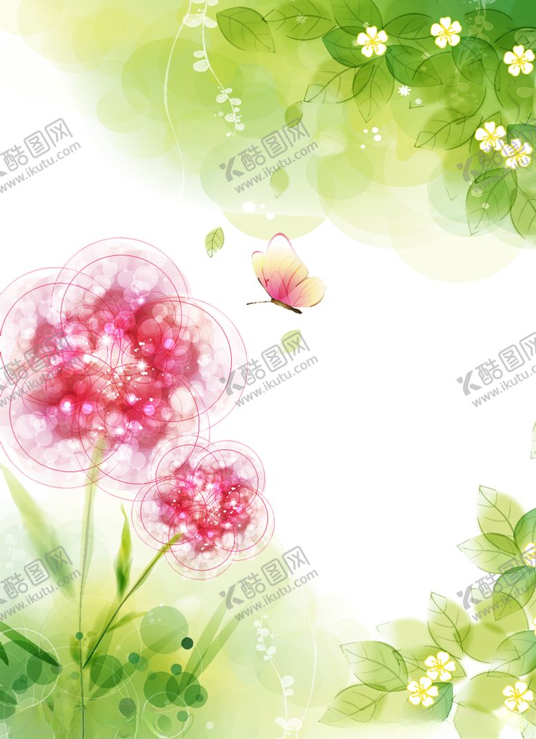 编号：10166605061223395242【酷图网】源文件下载-蝴蝶花环
