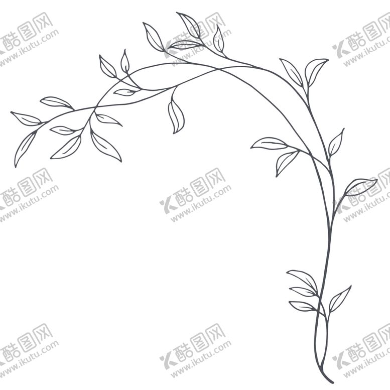 编号：29370209272147118258【酷图网】源文件下载-手绘植物