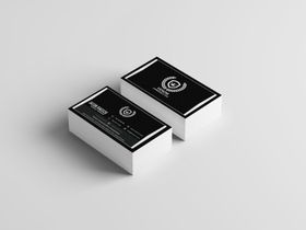 名片样机名片贴图logo智能图