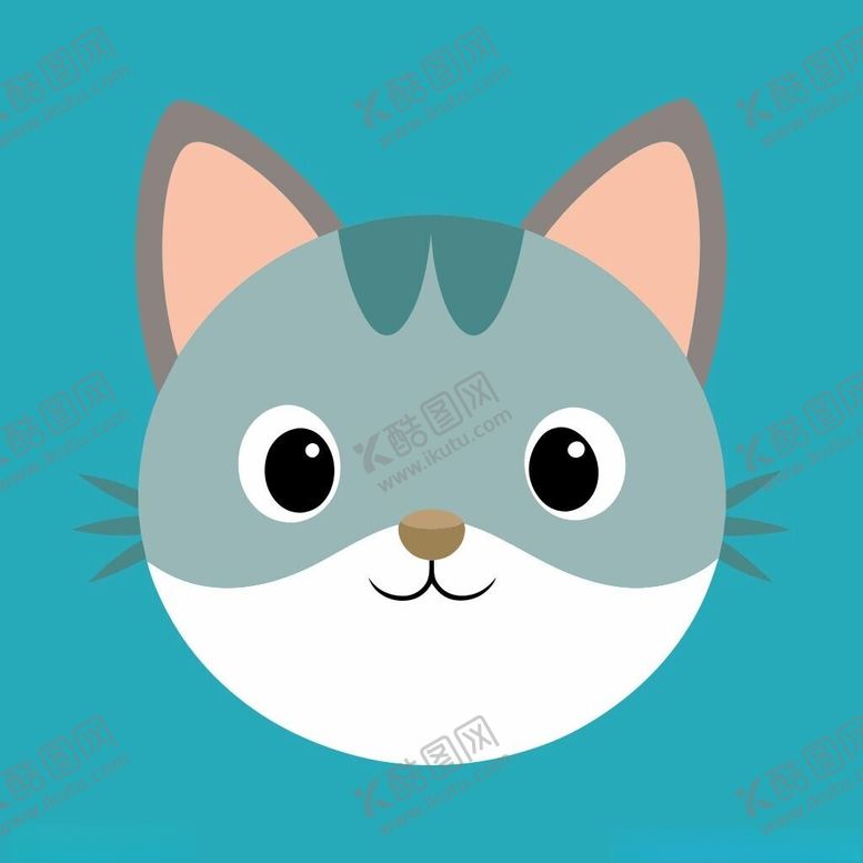 编号：70549401271822388524【酷图网】源文件下载-可爱的猫头像