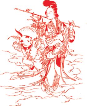 春节元素新年传统文化剪纸