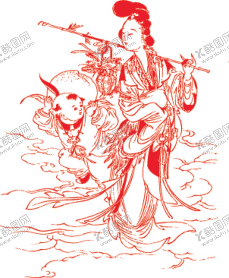 编号：63229105160949467525【酷图网】源文件下载-春节元素新年传统文化剪纸