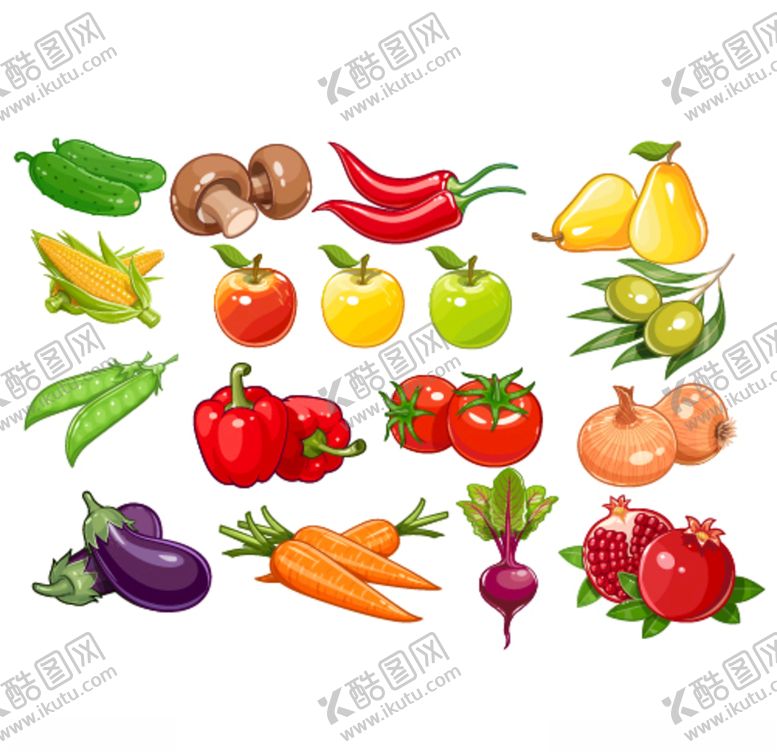 编号：77548710090238416378【酷图网】源文件下载-水果蔬菜