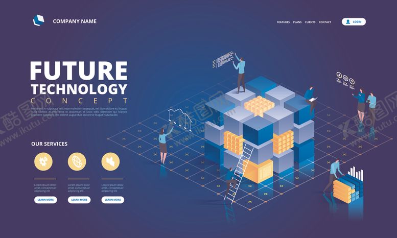编号：96863809270702177581【酷图网】源文件下载-扁平化简约人物形象设计