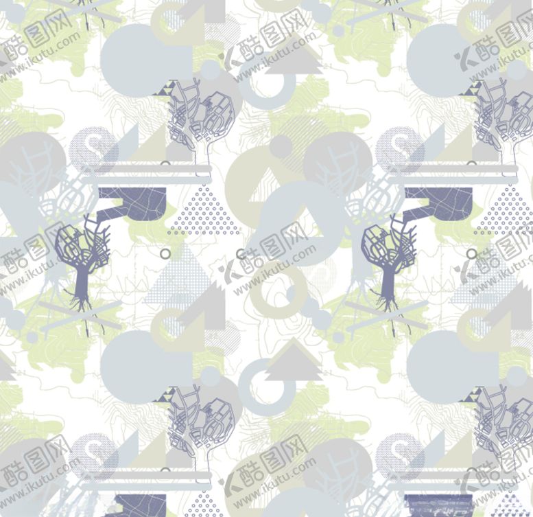 编号：22714909110251032653【酷图网】源文件下载-抽象几何花纹