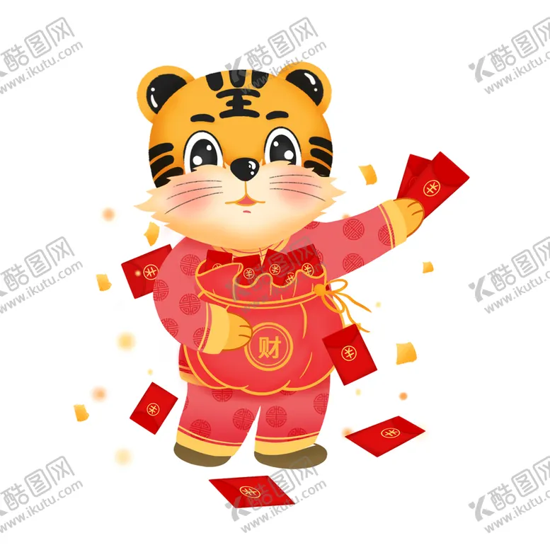编号：16943509281519121462【酷图网】源文件下载-虎年卡通形象