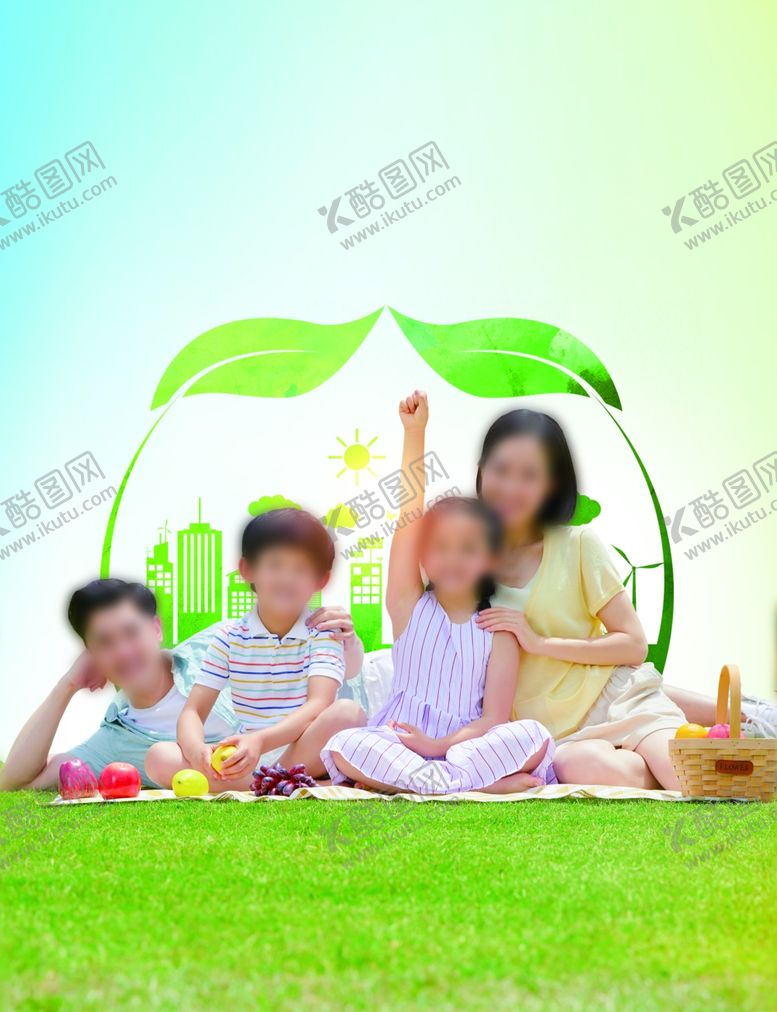 编号：89521501271312326091【酷图网】源文件下载-健康守护一家人