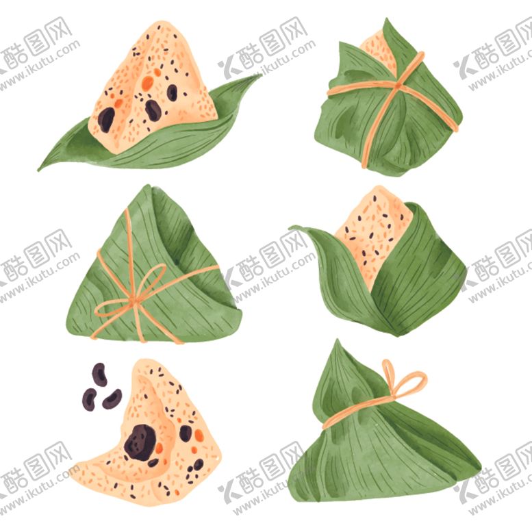 编号：97423910212327268214【酷图网】源文件下载-粽子插画