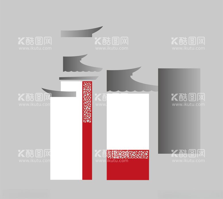 编号：19695603161436108576【酷图网】源文件下载-徽派建筑