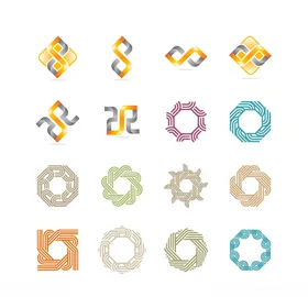 LOGO素材美容logo教育logo艺术个性传媒logo