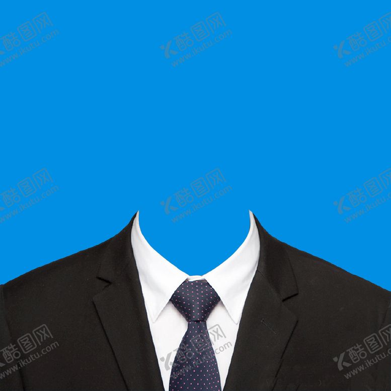 编号：28139509170507008745【酷图网】源文件下载-证件照男服装