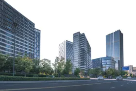 城市大楼建筑道路海报素材