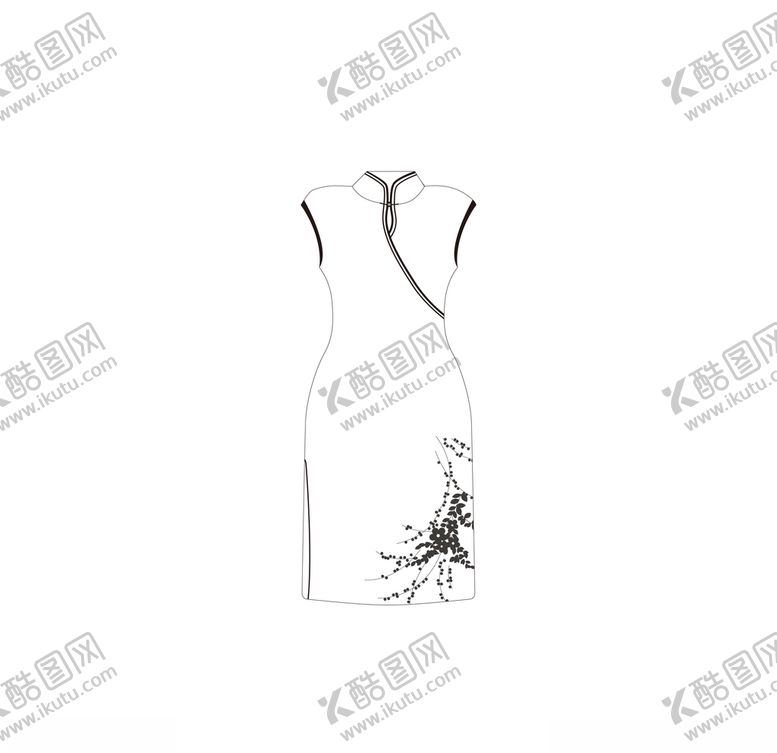 编号：33126305190734572894【酷图网】源文件下载-复古旗袍服装设计