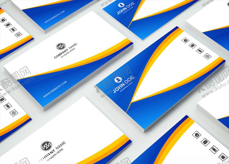 编号：52889109110945493080【酷图网】源文件下载-矢量名片模板