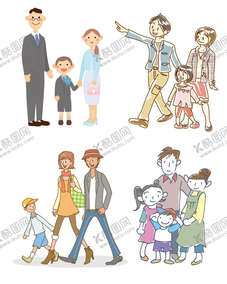 编号：90287304231509224959【酷图网】源文件下载-父母与孩子