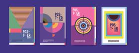 创意时尚海报图文排版艺术感媒体营销社交媒体