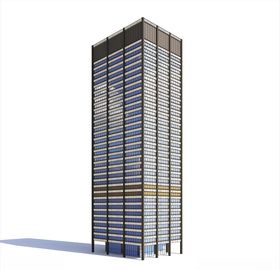 日景楼体模型3D大楼建筑