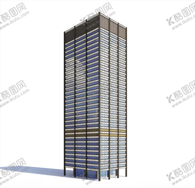 编号：16395503132210048447【酷图网】源文件下载-日景楼体模型3D大楼建筑