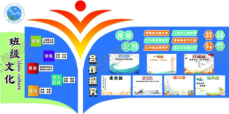 编号：71865506300323266302【酷图网】源文件下载-班级文化