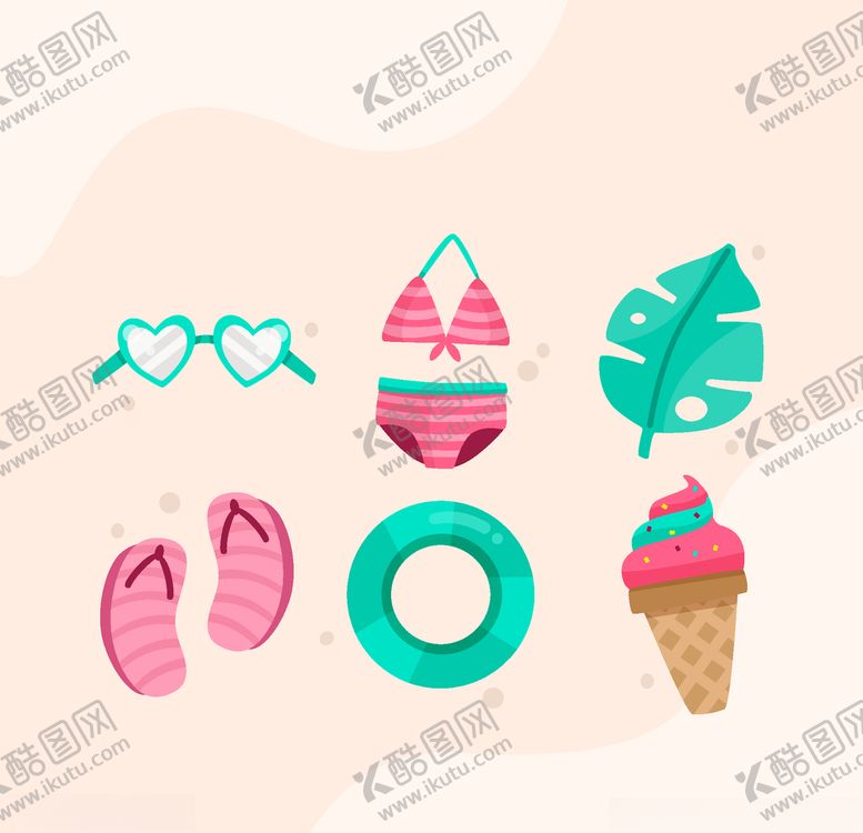 编号：69248207060721563463【酷图网】源文件下载-夏日元素