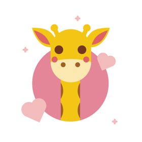 卡通长颈鹿