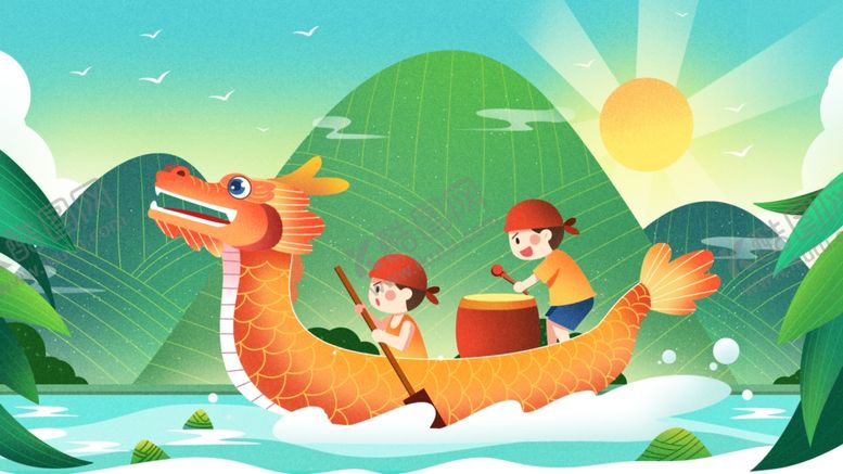 编号：89705601261007539223【酷图网】源文件下载-端午节插画