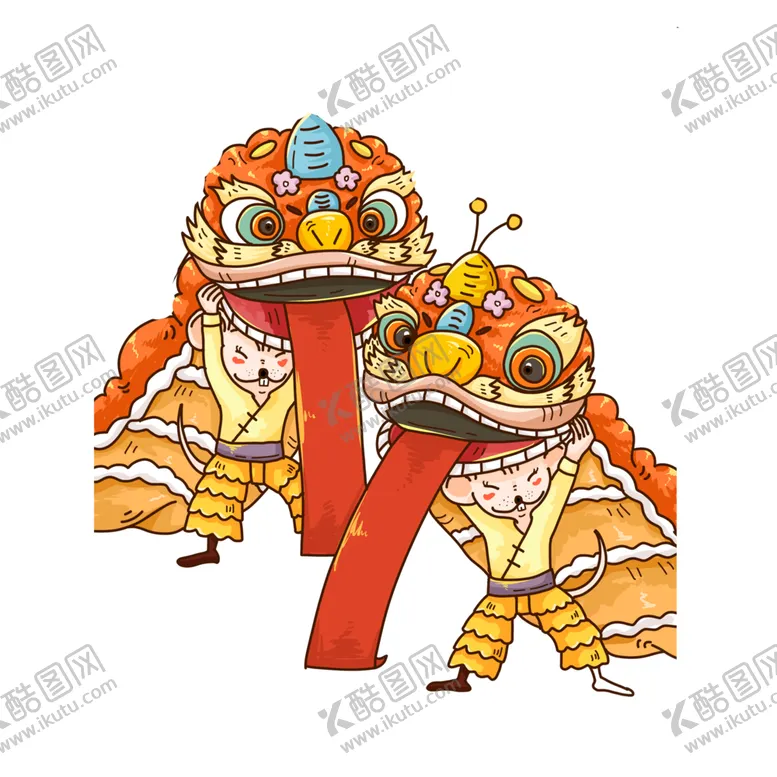 编号：50524204210236358325【酷图网】源文件下载-春节舞狮
