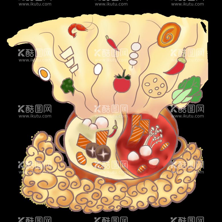 编号：17233010240750343273【酷图网】源文件下载-火锅