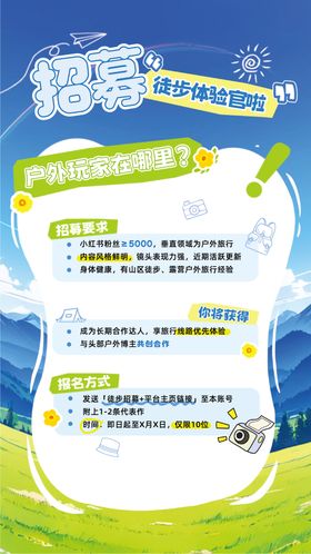 招募旅游体验官