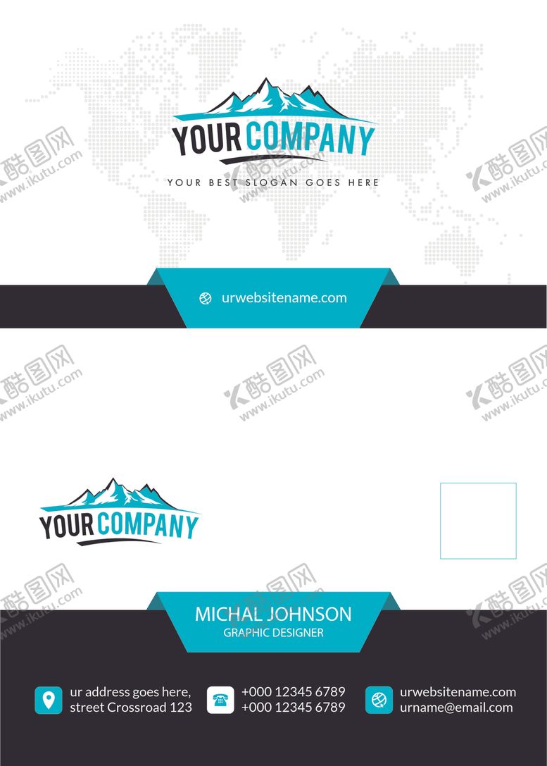 编号：62687809281054152571【酷图网】源文件下载-矢量名片模板