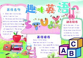 英语培训海报