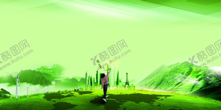 编号：47663005152223333874【酷图网】源文件下载-绿色背景素材