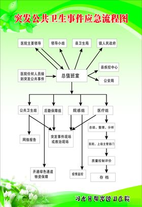突发公共卫生流程图