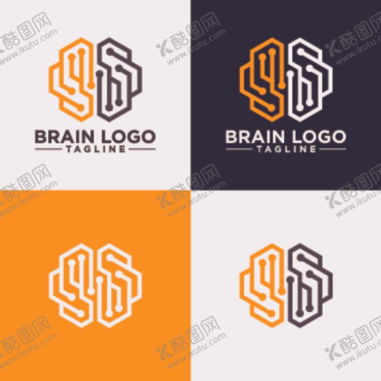 编号：39173310292053133397【酷图网】源文件下载-电子大脑LOGO