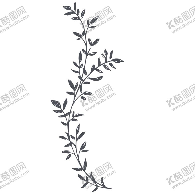 编号：51038409240802468054【酷图网】源文件下载-手绘植物