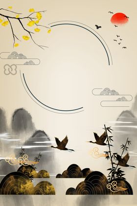 水墨壁画