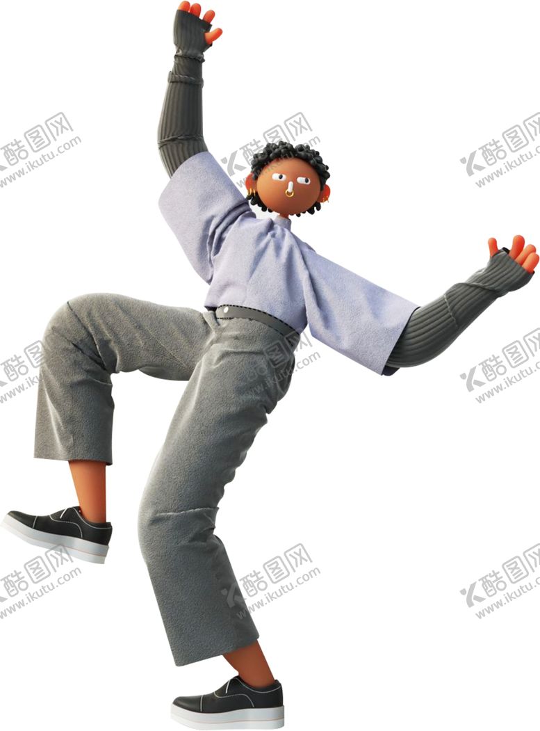 编号：71059601190021283889【酷图网】源文件下载-4D人物活泼男孩
