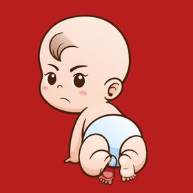 手绘卡通儿童插画宝宝插画宝宝