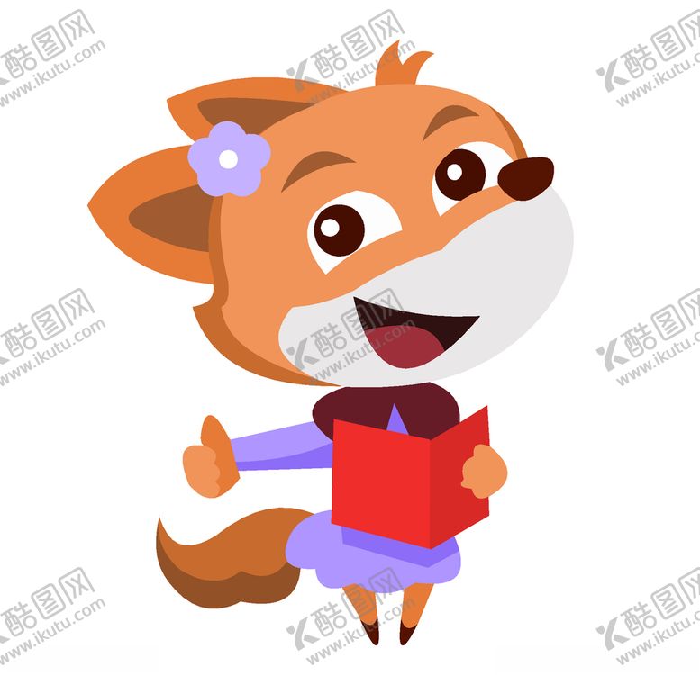 编号：22641904300816254184【酷图网】源文件下载-卡通狐狸