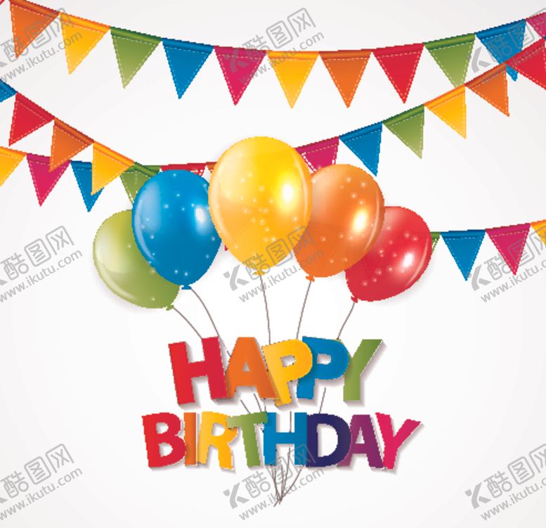 编号：99156209261354452983【酷图网】源文件下载-生日气球背景