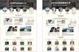 工厂详情页设计模板