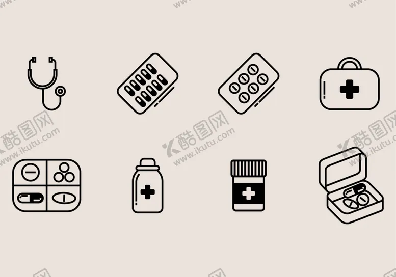 编号：96250212091435212661【酷图网】源文件下载-医药图标
