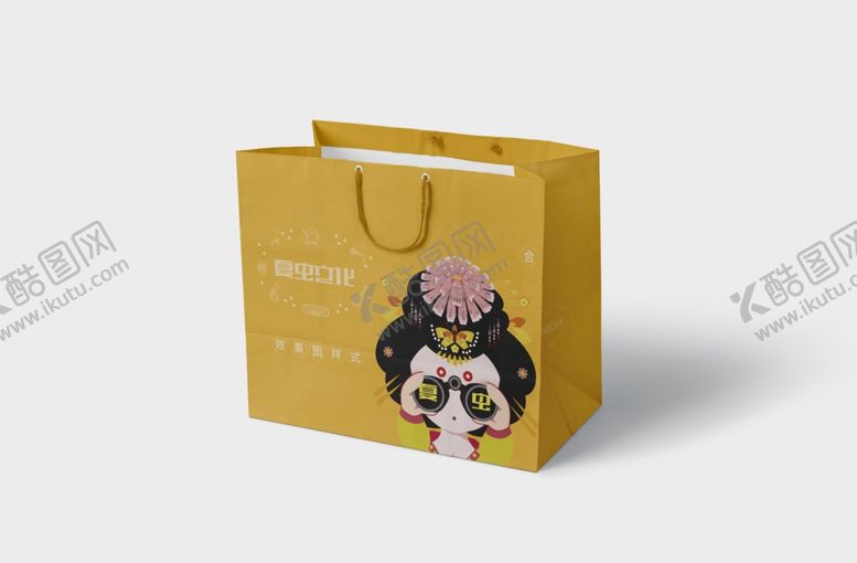 编号：31963205142232097213【酷图网】源文件下载-手提袋样机