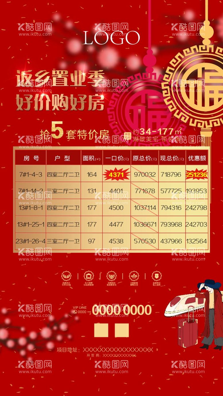 编号：89741212021351548764【酷图网】源文件下载-返乡置业海报