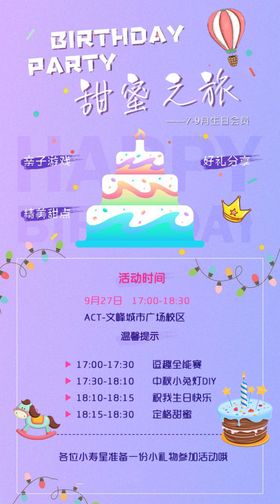 生日会生日图
