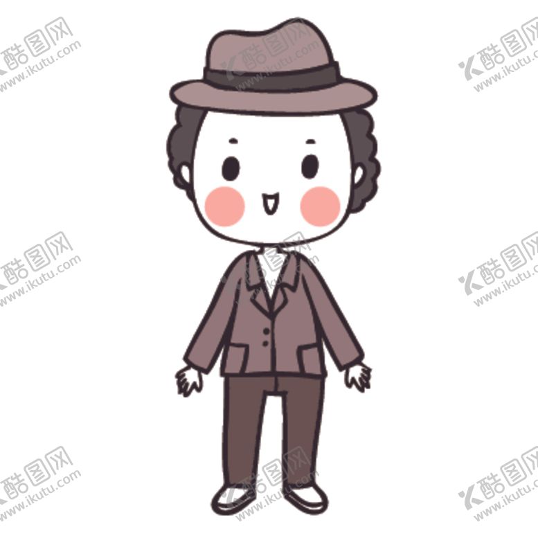 编号：19022210150619075524【酷图网】源文件下载-可爱人物形象插画
