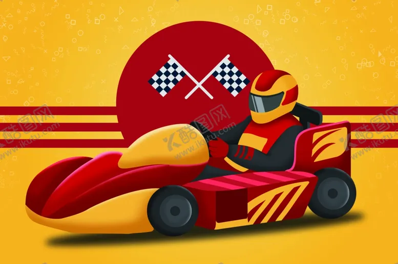 编号：36599109112143518591【酷图网】源文件下载-卡通赛车